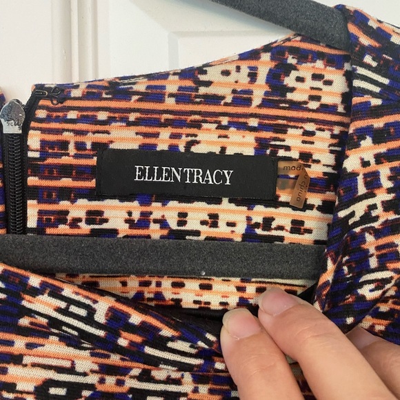 Ellen Tracy patterned work dress - Picture 3 of 3